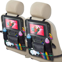 Большой держатель для планшета для малышей, iPad, сенсорный экран, подходит для детской коляски, коврик для защиты заднего сиденья
