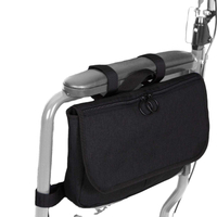 Сумка для переноски инвалидной коляски, подлокотник, сумка для ходунков, электрические инвалидные коляски и наколенники, органайзер для бокового хранения