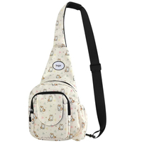 Милая мини-школьная сумка через плечо с принтом на заказ, чехол для телефона с несколькими карманами, дизайнерские женские сумки через плечо