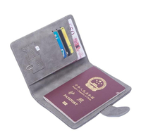В наличии RFID PU кожаный держатель для карт, органайзер для путешествий, бумажник, чехол для мужчин, Обложка для паспорта, обложка для паспорта для деловых поездок