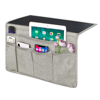 Простая установка прикроватный органайзер Caddy 6 карманов пульт дистанционного управления планшетный телефон сумка для хранения очков