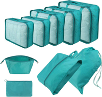 9 шт. водонепроницаемый косметический мешок для хранения набор ручной клади органайзер для обуви сумки