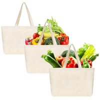 Большая вместительная индивидуальная сумка через плечо с принтом, рекламная сделай сам, пустая сумка для покупок из хлопка с фруктами и овощами