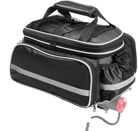 Лидер продаж, водонепроницаемая сумка для багажника велосипеда большой емкости, многофункциональная сумка для багажника велосипеда на заднее сиденье