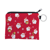 Рождественский подарок, кошелек для монет, водонепроницаемая сумка для хранения, портативная индивидуальная сумка для карт, сумка для ключей