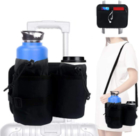 4 в 1 термальный багаж дорожный подстаканник сумка с плечевым ремнем изолированная дорожная тележка для напитков бесплатно ваша рука OEM приемлемо