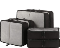 Путешествия пользовательский логотип водонепроницаемый 6 компл. 3 размера компрессионная упаковка кубики хранения багажа органайзер для путешествий