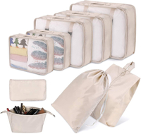 9 в 1 наборе сумок для путешествий, легкие твердые индивидуальные упаковочные кубики