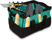 Лидер продаж Amzon, многокарманная ткань Оксфорд, большая вместительная садовая сумка, сумка для инструментов, органайзер для садовых инструментов, сумка для хранения инструментов