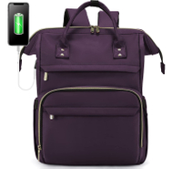 Рюкзак для ноутбука для женщин, модные дорожные сумки, деловой компьютерный кошелек, рабочая сумка с usb-портом