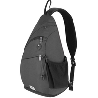 Водонепроницаемая мужская сумка-слинг с логотипом на груди, треугольная сумка для женщин, большая вместимость, несколько сумок через плечо