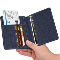 Модный дешевый дорожный держатель для билетов RFID кошелек мужской держатель для паспорта сумка с прорезями для карт оптом