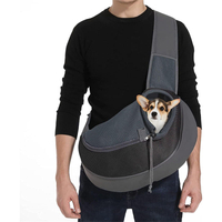 Пользовательская портативная сумка для переноски собаки на плечо для домашних животных, сумка-переноска-переноска для маленьких собак, кошек, щенков, регулируемый ремешок, сетка