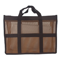 Пользовательские прозрачные хозяйственные сумки с логотипом многоразовые хозяйственные сумки Полиэфирная хозяйственная сумка