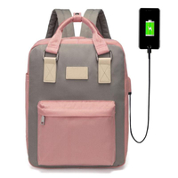 Unisex High School Ladies Bookbags USB Charging Tote Bag Школьные сумки для ноутбуков Рюкзак для подростков