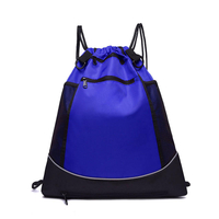 Многофункциональный водонепроницаемый нейлоновый хлопковый баскетбольный рюкзак на шнурке, сумка для футбольных бутс с сетчатой ​​сумкой для мячей Dectable