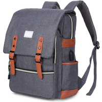 USB зарядный порт школьный рюкзак для женщин и мужчин модный рюкзак 15,6-дюймовый рюкзак для ноутбука