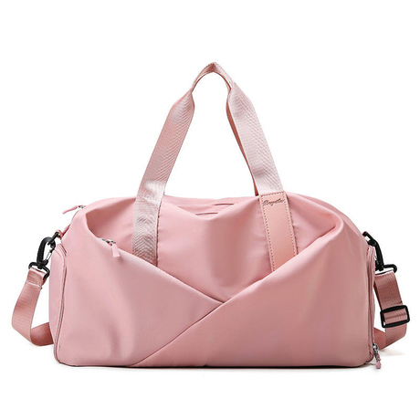 Пользовательский логотип розовая спортивная сумка женская водонепроницаемая модная спортивная сумка-тоут сумка для багажа дорожная сумка