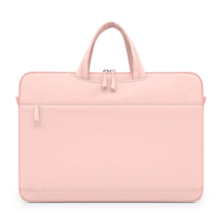 Розовая школьная деловая мягкая женская сумка-тоут для девочек, сумка-мессенджер, чехол для компьютера, сумки для ноутбука, рукав для путешествий