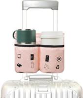 Подстаканник для путешествий для багажа Свободная рука Caddy Многоразовый подстаканник для напитков