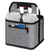 Пользовательские дорожные приспособления подстаканник для напитков многоразовый багаж бутылка для напитков сумка для переноски напитков с ручкой