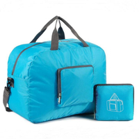 Расширяемая складная детская и взрослая спортивная сумка-багажник, складывающаяся на выходные, дорожная сумка, спортивная синяя