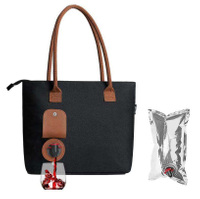 Индивидуальный логотип для пляжных путешествий, термальная сумка-тоут с изоляцией для вина, сумка-холодильник для вина для пикника со скрытым дозатором