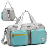 Новый дизайн на заказ, спортивная сумка для путешествий на ночь, женская дорожная сумка для занятий йогой и танцами, спортивная спортивная сумка для девочек